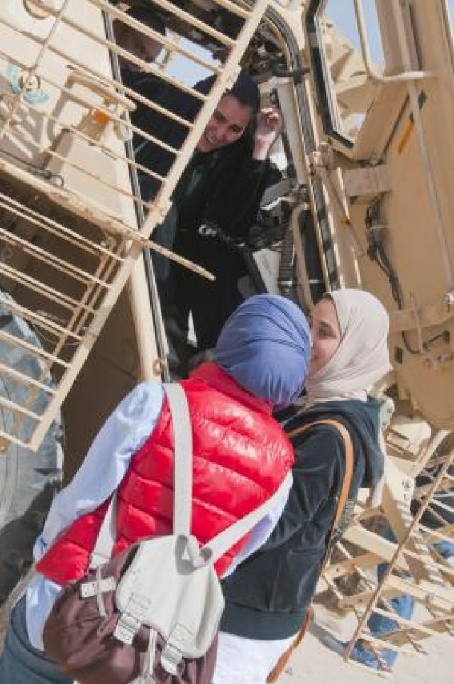 Kuwait students visit Camp Arifjan