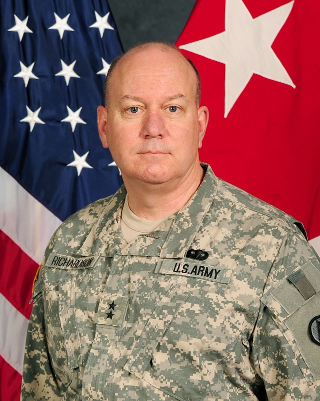 Richardson assumed command of SDDC