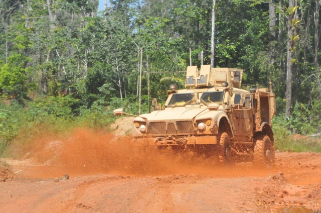 U.S. Army Yuma Proving Ground Puts MRAP through its paces