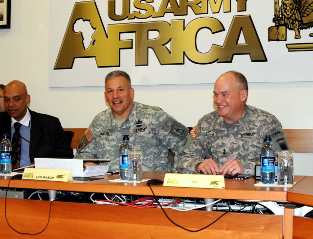 U.S. Army's top logistician makes command visit to Army Africa