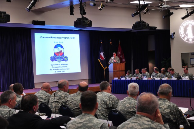 FORSCOM, TRADOC conference communicates strategically with Reserve Component generals