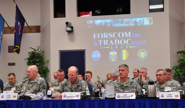 FORSCOM, TRADOC conference communicates strategically with Reserve Component generals