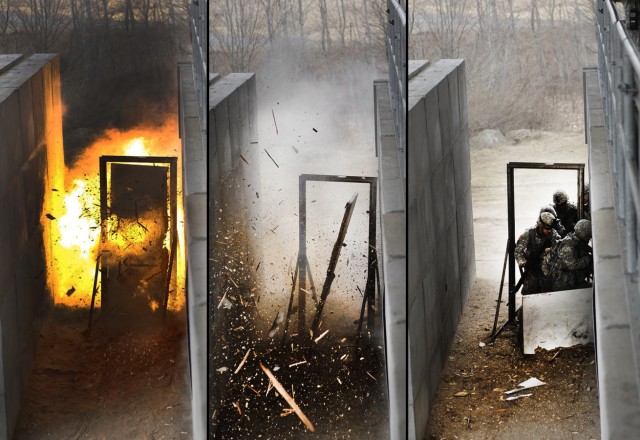 Sappers practice explosive tricks of trade