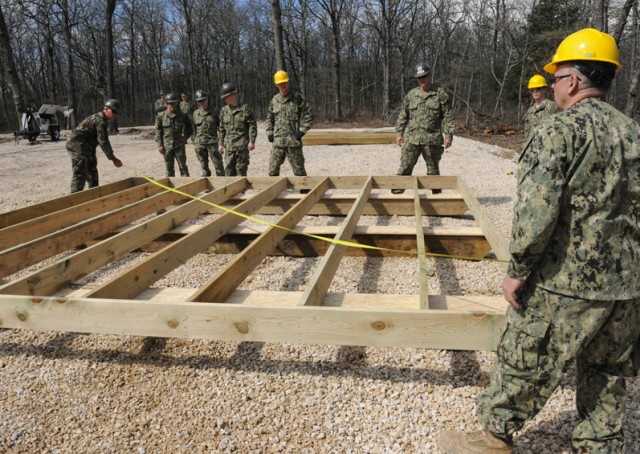 Seabee detachment builds for success at Fort Leonard Wood