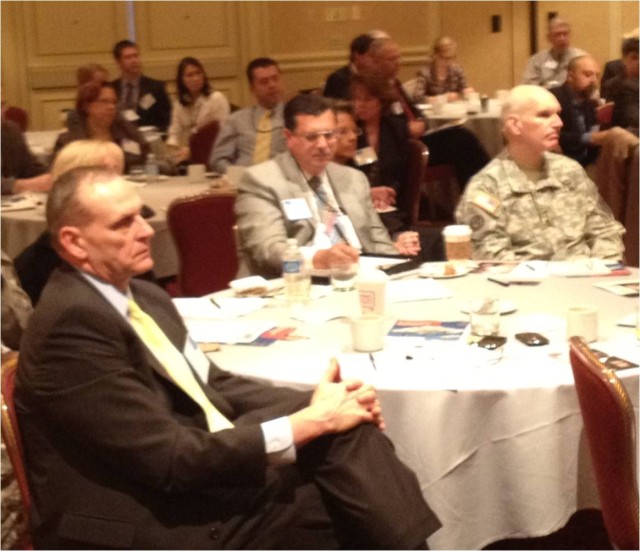 Office of Business Transformation Leaders attend Focus on Defense Briefing