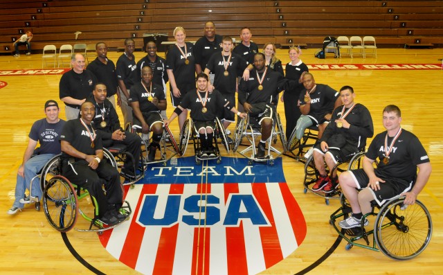 US Army Warrior Games Wheelchair Basketball Team