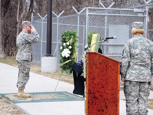 Fort Riley MPs say farewell to military working dog