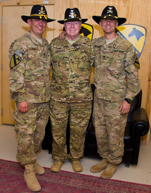 Air Cav's Medal of Honor recipient visits 1st ACB troopers in Afghanistan