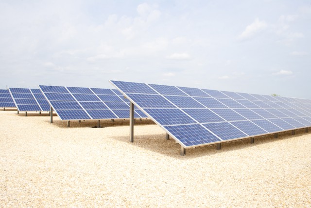 Fort Hood solar panels