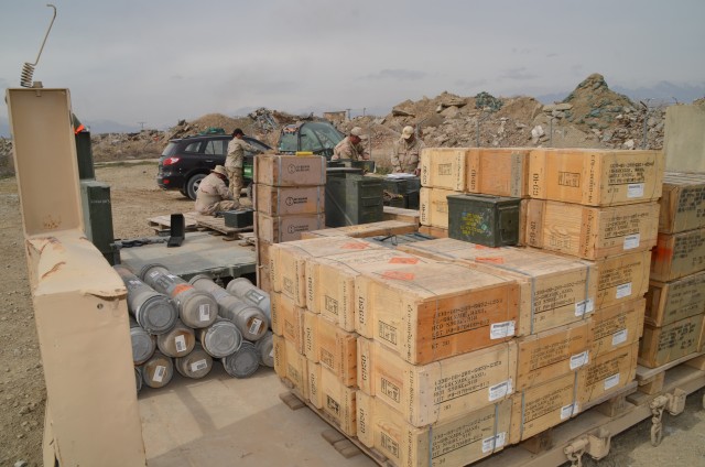 Bagram's first ammunition amnesty day a success