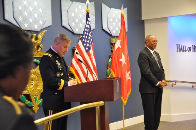 LTG Raymond Mason and MAJ (Ret) Harold Brown