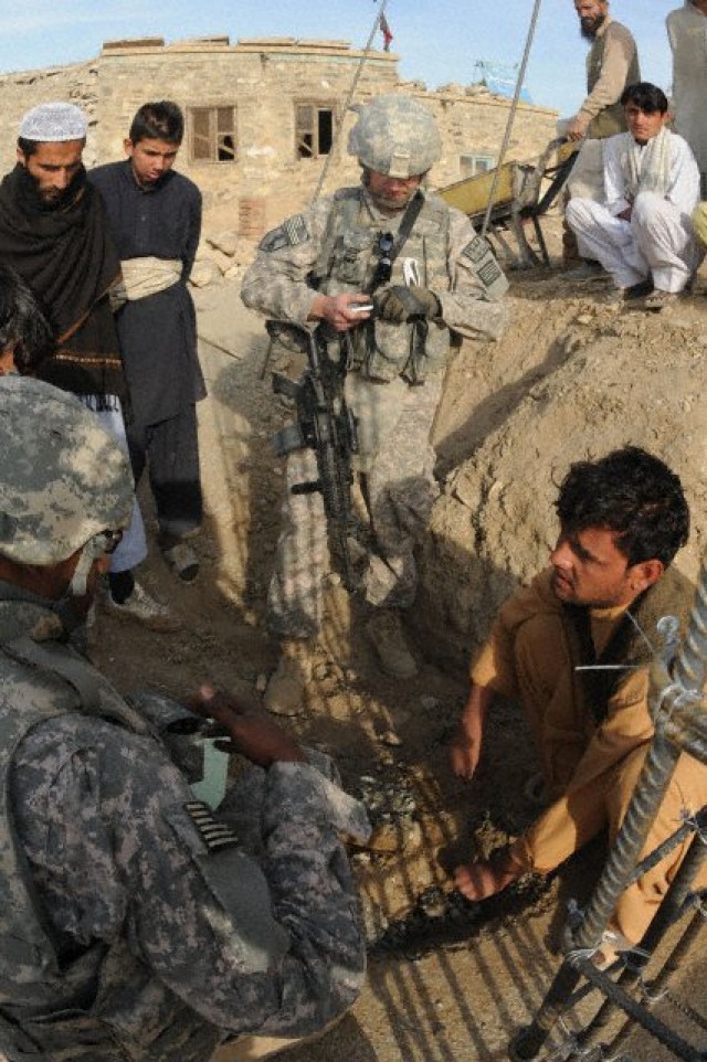 Army and Navy work with Afghan contractors