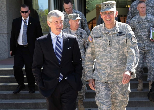 SECARMY visits U.S. Army Cyber Command