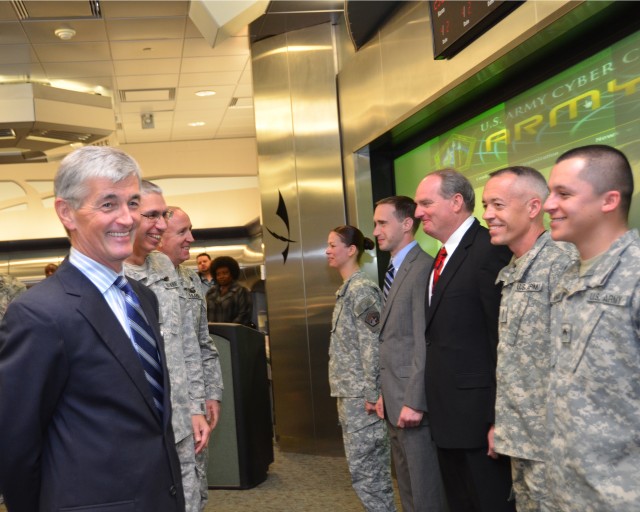 SECARMY visits U.S. Army Cyber Command