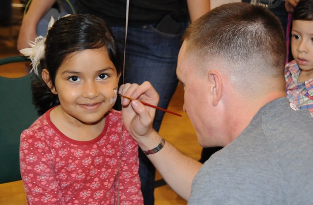 Rain doesn't dampen fun for military Families