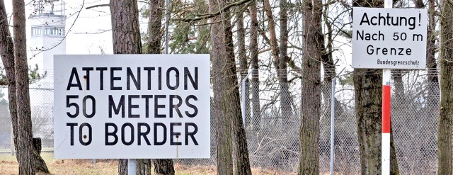 Students mark anniversary of last U.S. Cold War border patrol at Point Alpha