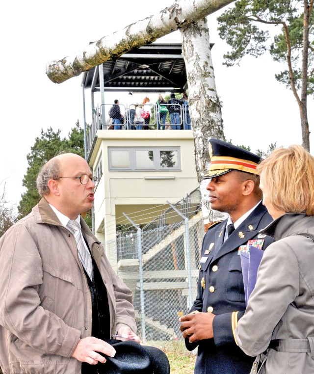 Students mark anniversary of last U.S. Cold War border patrol at Point Alpha