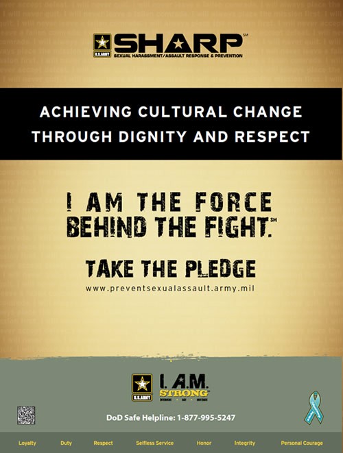 National Sexual Assault Awareness Month Article The United States Army