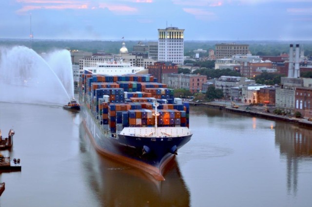 Savannah Harbor - CMA CGM Figaro