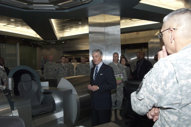 Secretary of the Army John McHugh visits U.S. Army Cyber Command Headquarters