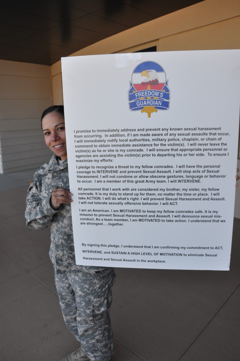 Forscom Launches Sharp Pledge Campaign Article The United States Army 