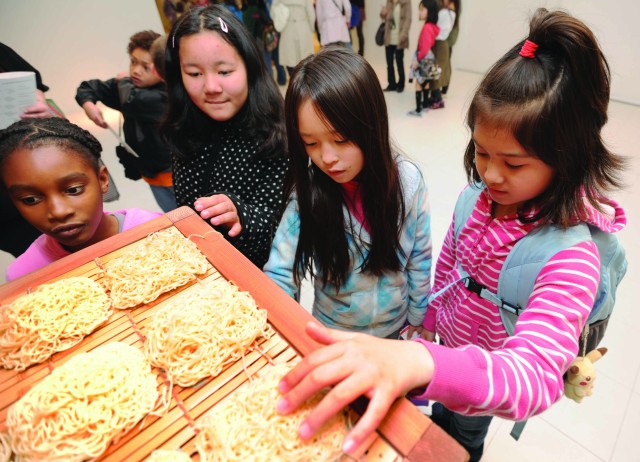 Students in Japan visit interactive museum dedicated to instant ramen noodles