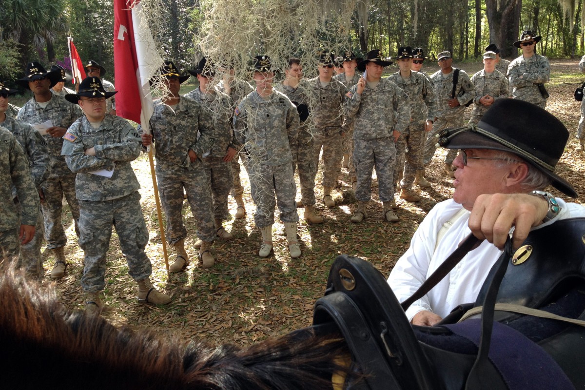 'Warpaint' Soldiers ride into past Article The United States Army