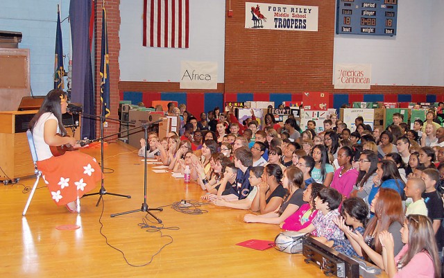 Middle School students participate in 1st World Cultures Fair