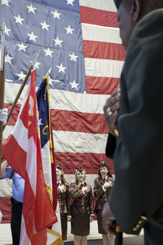 Stitching America back together: 9/11 Flag makes stop at Airborne and Special Operations Museum