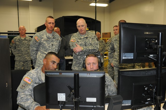 TRADOC commanding general tours Fort Leonard Wood