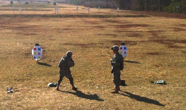 16th Sust. Bde. Soldiers get lessons on reflexive fire