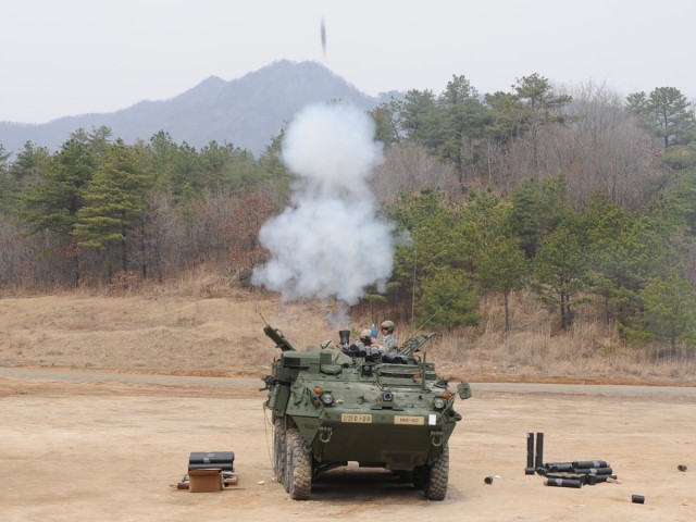 25th ID mortar men put rounds on target in Korea