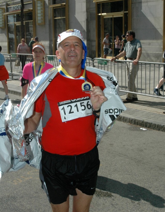 Mental and physical pain not enough to stop the marathon man