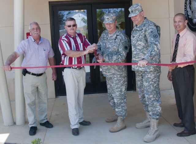 Equipment Concentration Site #43 holds Ribbon Cutting 
