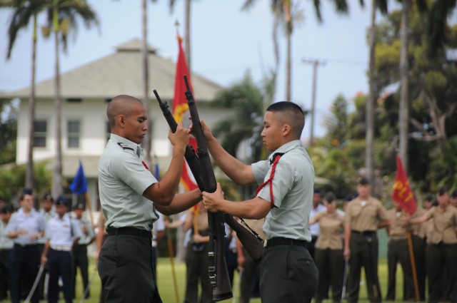 30th Hawaii Governor's JROTC Ceremony Rifle Drill
