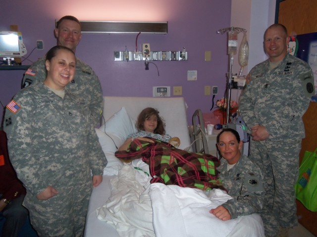 WTB Soldiers march to Children's Hospital