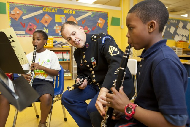 Soldiers use music to create positive social change in Baltimore