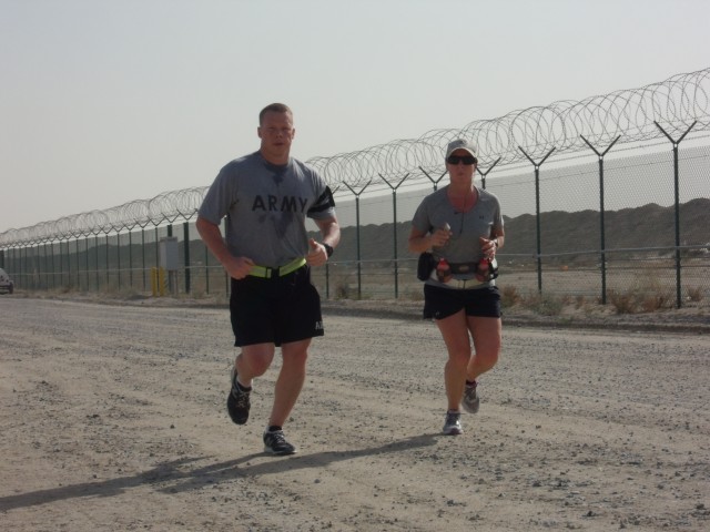 Steel Runner - Sgt. 1st Class Rita Rice runs 100 miles in honor of fallen comrades from North Carolina.