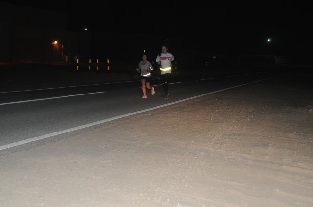 Steel Runner - Sgt. 1st Class Rita Rice runs 100 miles in honor of fallen comrades from North Carolina.