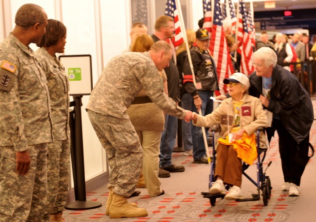 Honor Flight takes off