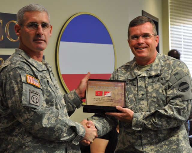 FORSCOM receives Army Headquarters Safety Award