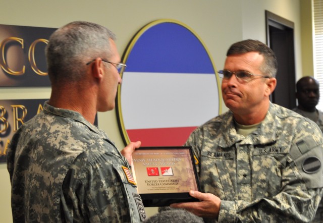 FORSCOM receives Army Headquarters Safety Award