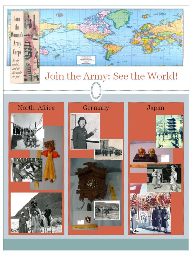 Join the Army, see the world...