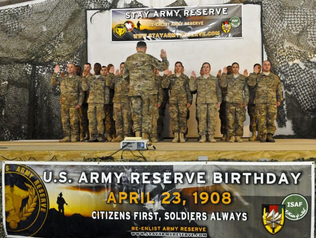 Army Reserve celebrates 104th year of service