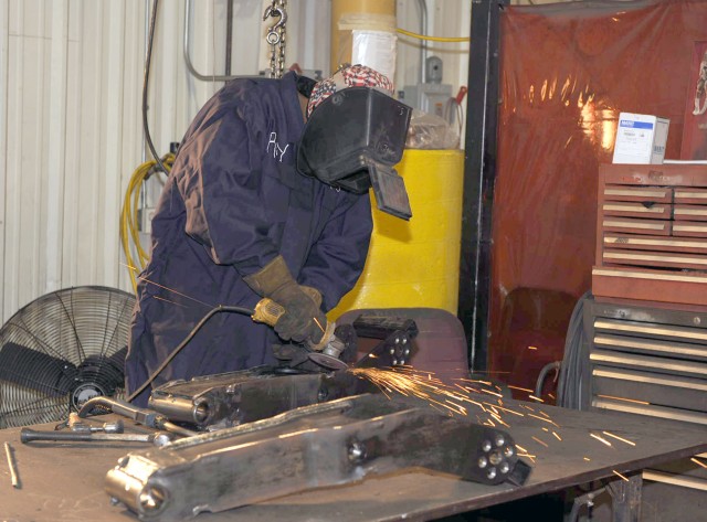 Making SPARKs: Anniston fabricates mine rollers