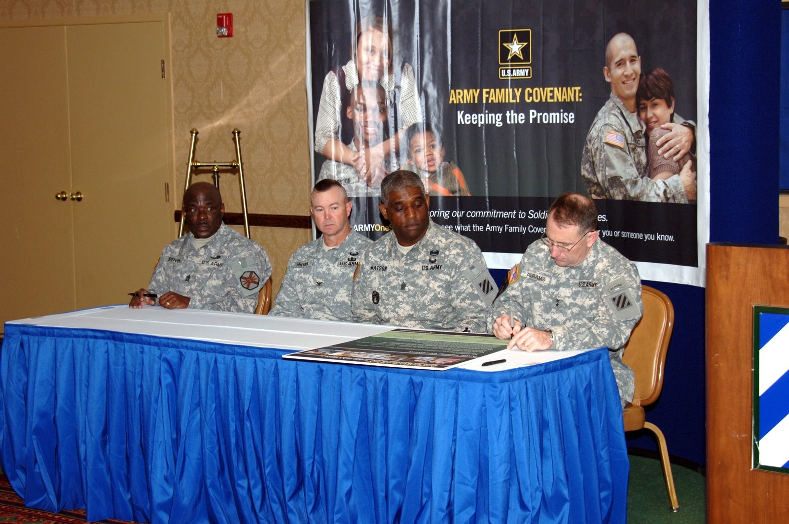 Army Family Community covenant reaffirmed Article The United States