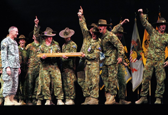 Aussies win Sandhurst