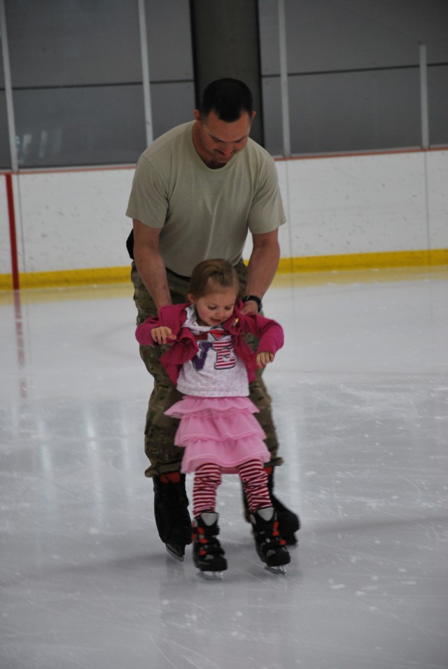 Saturday at the Fort Wainwright ice rink