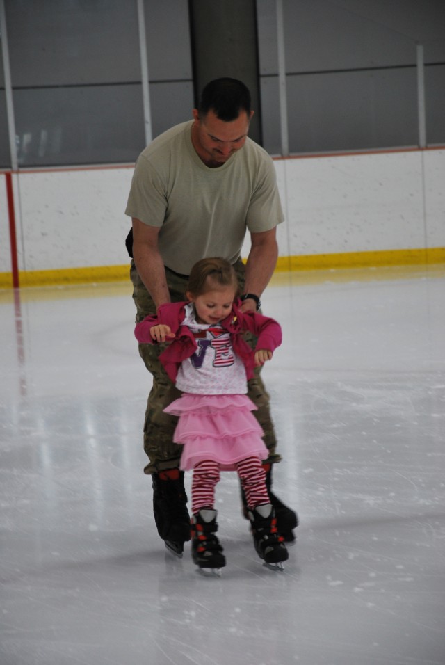 Saturday at the Fort Wainwright ice rink