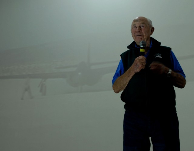 Ace Performance: Historic Pilot Chuck Yeager Draws Big Audience